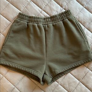 Parke Green Sweat Shorts